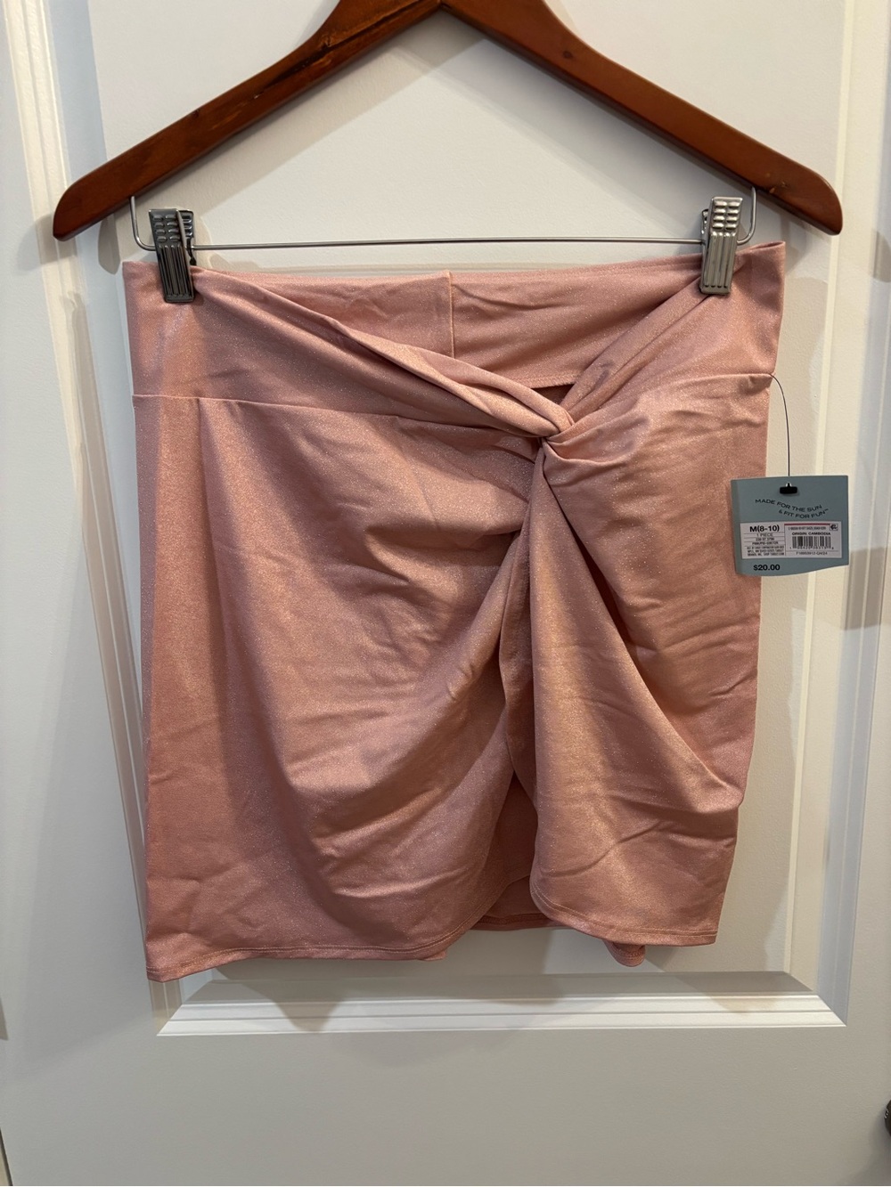 Women’s Pink Sparkle Skirt Cover-Up - Shade&Shore - Size M - NWT